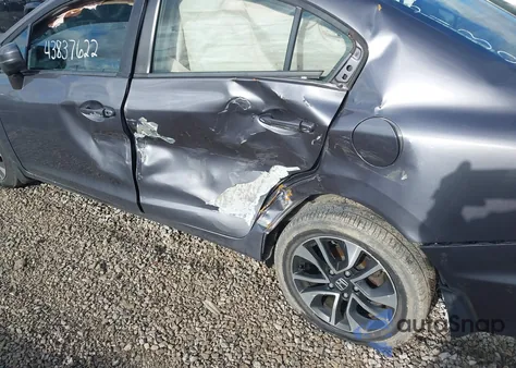 2015 Honda Civic Ex from USA, damaged, VIN 19XFB2F88FE003130